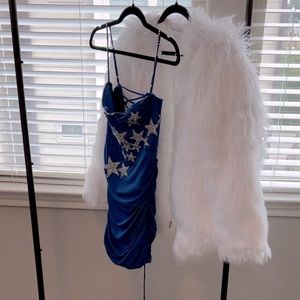 Taylor Swift Blue Star Midnights AMA Afterparty Dress